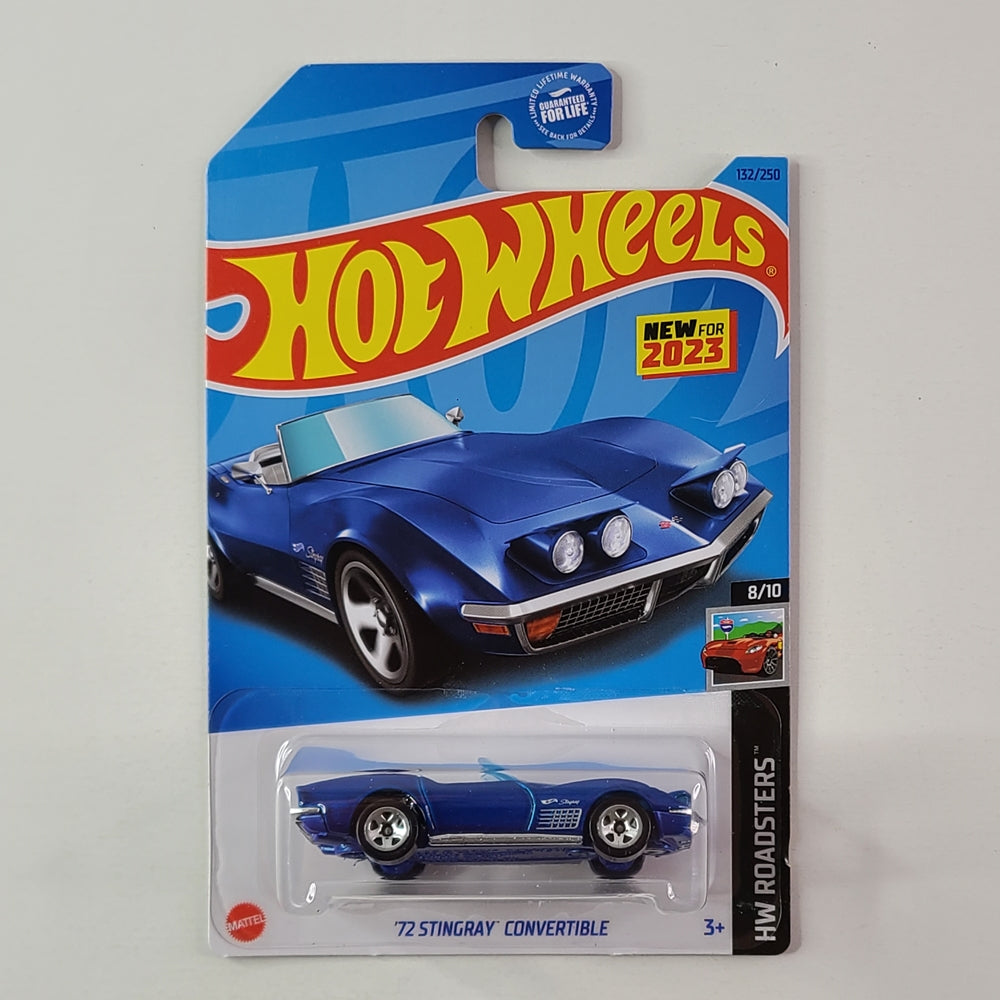 Hot Wheels - '72 Stingray Convertible (Metalflake Blue)