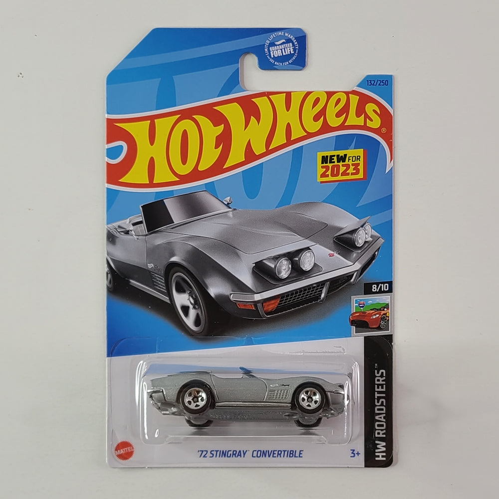 Hot Wheels - '72 Stingray Convertible (Metalflake Gray)