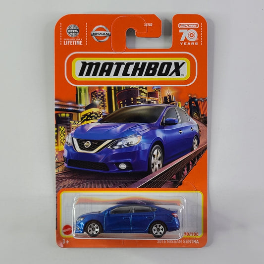 Matchbox - 2016 Nissan Sentra (Metalflake Blue)