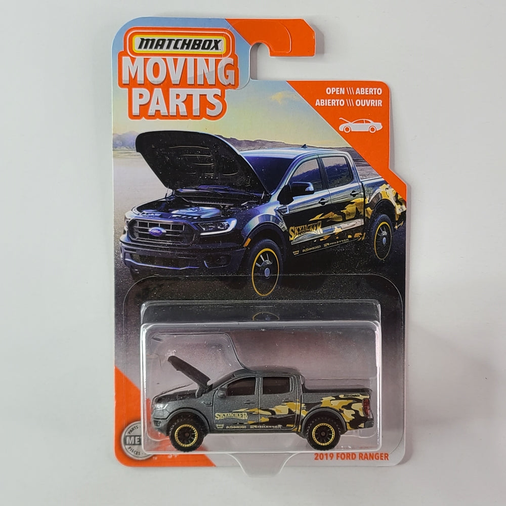 Matchbox Moving Parts - 2019 Ford Ranger (Matte Metalflake Gray)