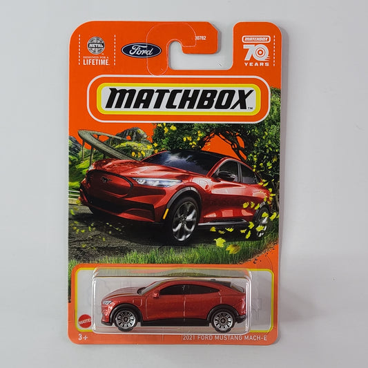 Matchbox - 2021 Ford Mustang Mach-E (Metalflake Red)