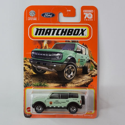 Matchbox - 2021 Ford Bronco (Mint Green)