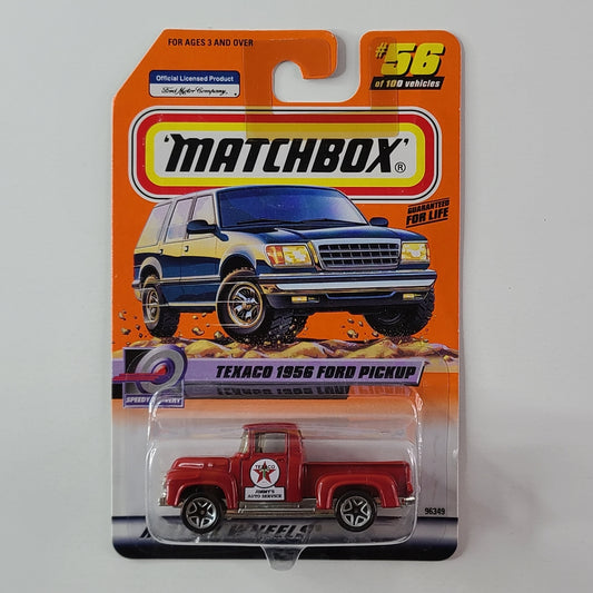 Matchbox - Texaco 1956 Ford Pickup (Dark Red)
