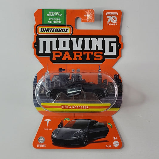 Matchbox Moving Parts - Tesla Roadster (Black)