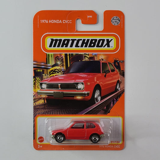 Matchbox - 1976 Honda CVCC (Red)