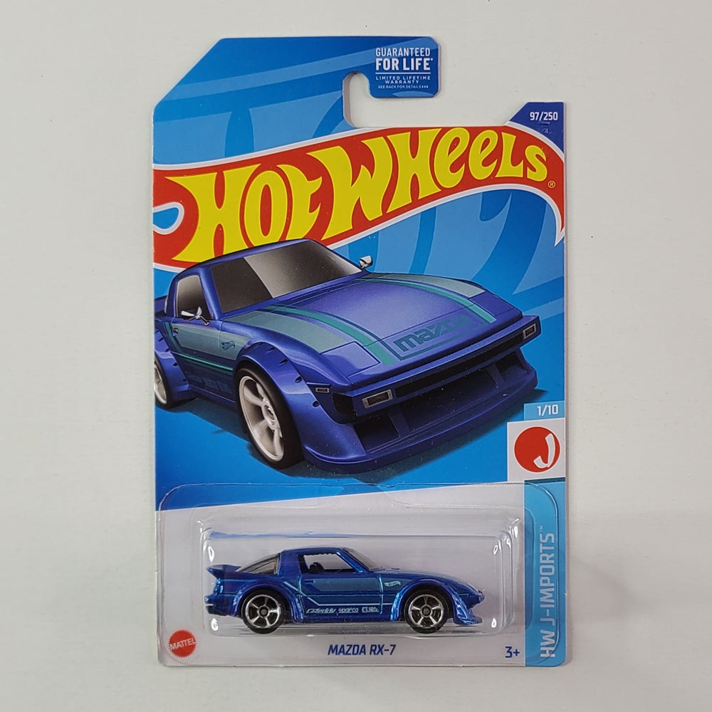 Hot Wheels - Mazda RX-7 (Metalflake Medium Blue)