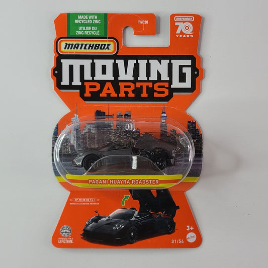 Matchbox Moving Parts - Pagani Huayra Roadster (Black)