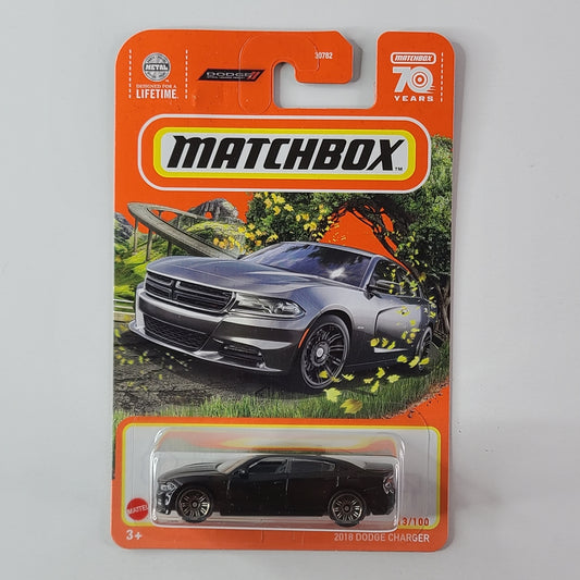 Matchbox - 2018 Dodge Charger (Pitch Black)