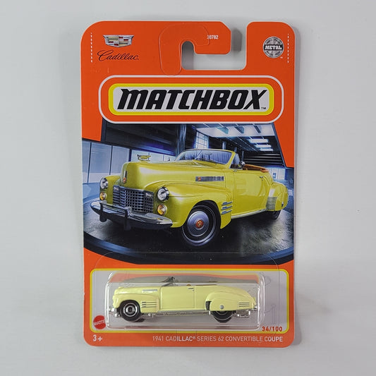 Matchbox - 1941 Cadillac Series 62 Convertible Coupe (Pale Yellow)