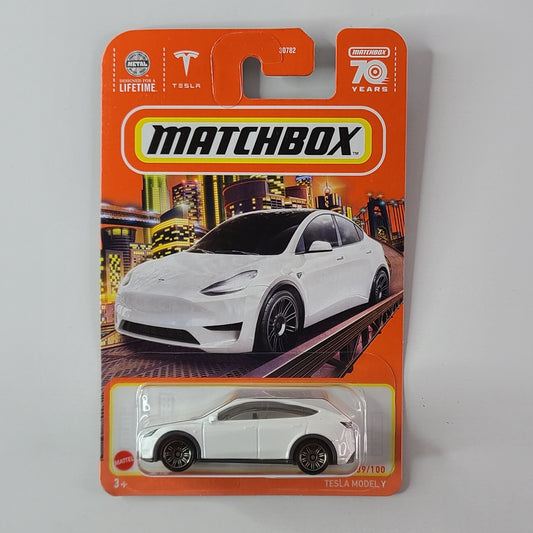Matchbox - Tesla Model Y (Pearl White)