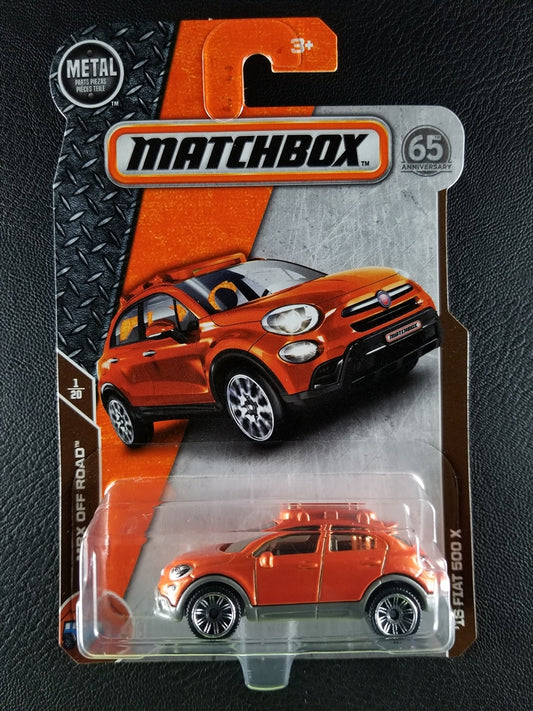 Matchbox - '16 Fiat 500 X (Orange) [1/20 - MBX Off Road]