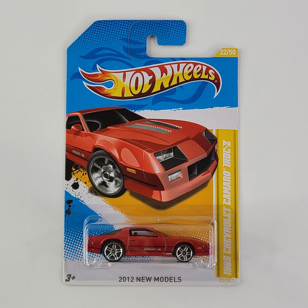 Hot Wheels - 1985 Chevrolet Camaro IROC-Z (Red) – Throwback