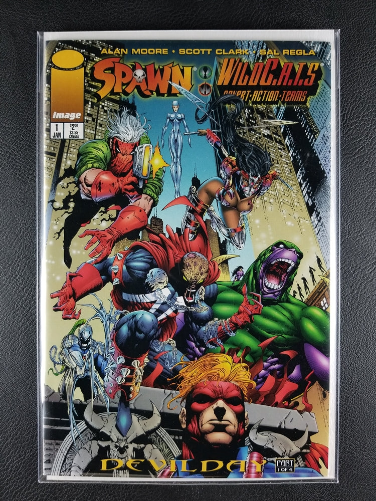 Spawn/WildC.A.T.S. #1A (Image, January 1996)