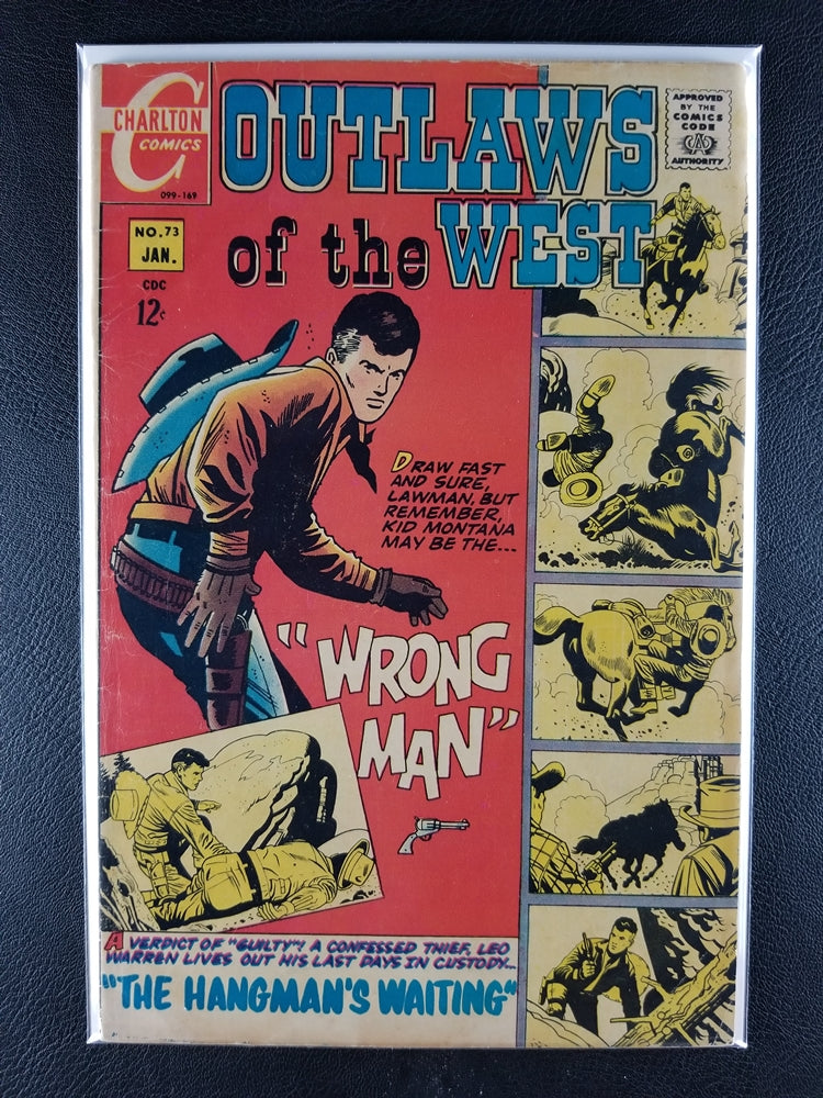 Outlaws of the West #73 (Charlton Comics Group, January 1969)