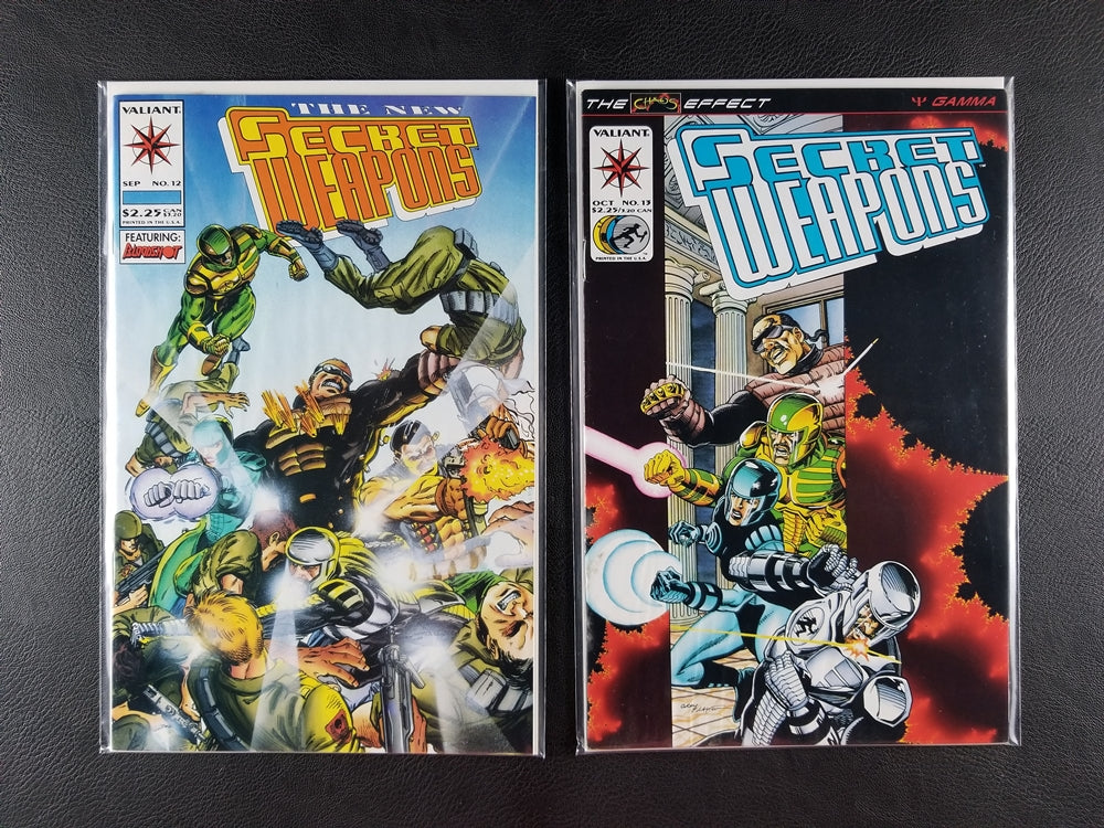 Secret Weapons #12 & 13 Set (Valiant, 1994)