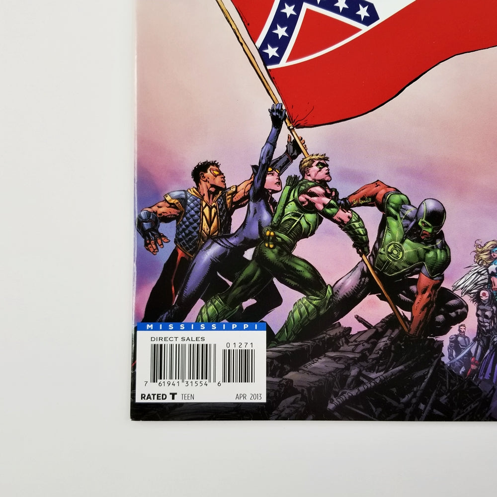 Justice League of America #1 Mississippi Flag Variant (DC, 2013)