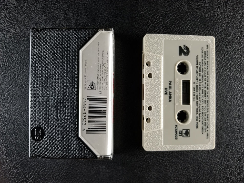 Paul Anka - Live (1984, Cassette)