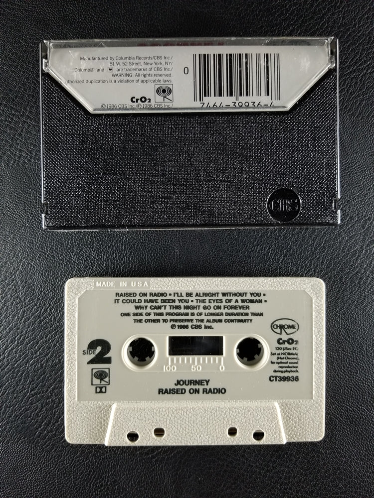Journey - Raised on Radio (1986, Cassette)