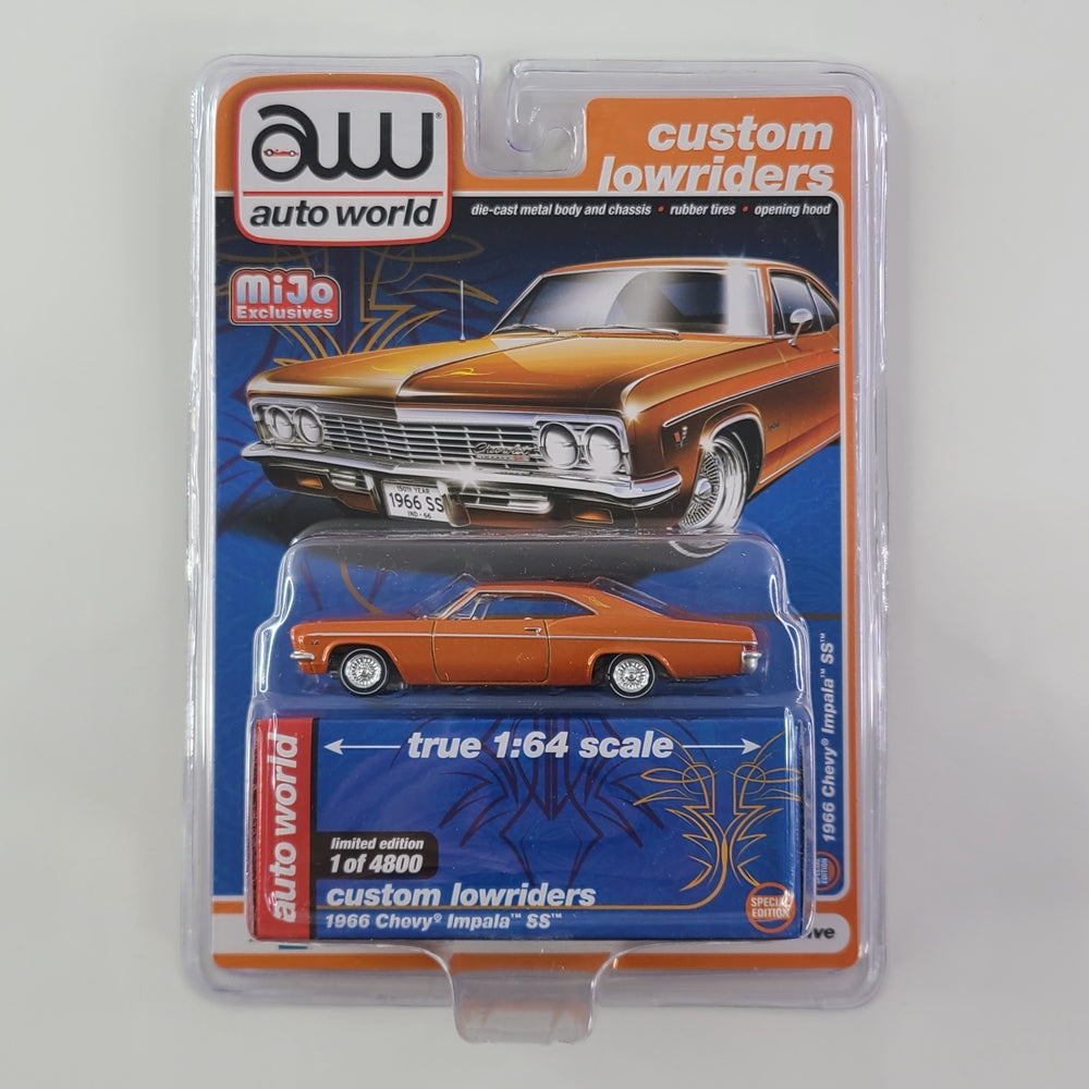 Auto World - 1966 Chevy Impala SS (Orange) [Limited Edition - 1 of 4800] [MiJo Exclusive]