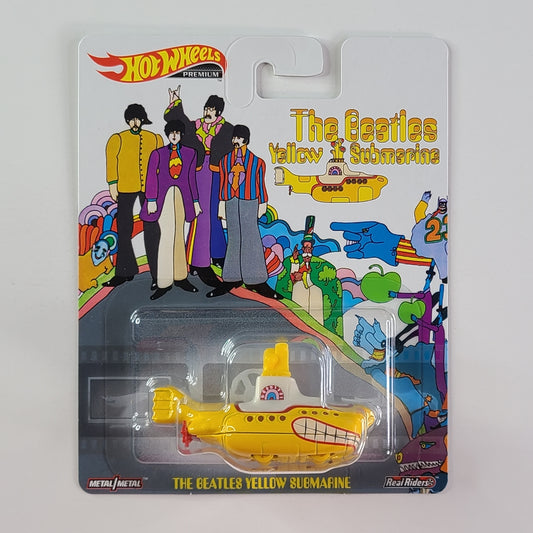 Hot Wheels Premium Real Riders - The Beatles Yellow Submarine (Yellow)