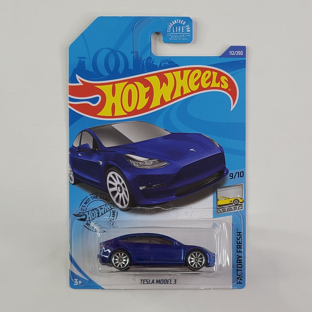 Hot Wheels - Tesla Model 3 (Deep Blue Metallic)