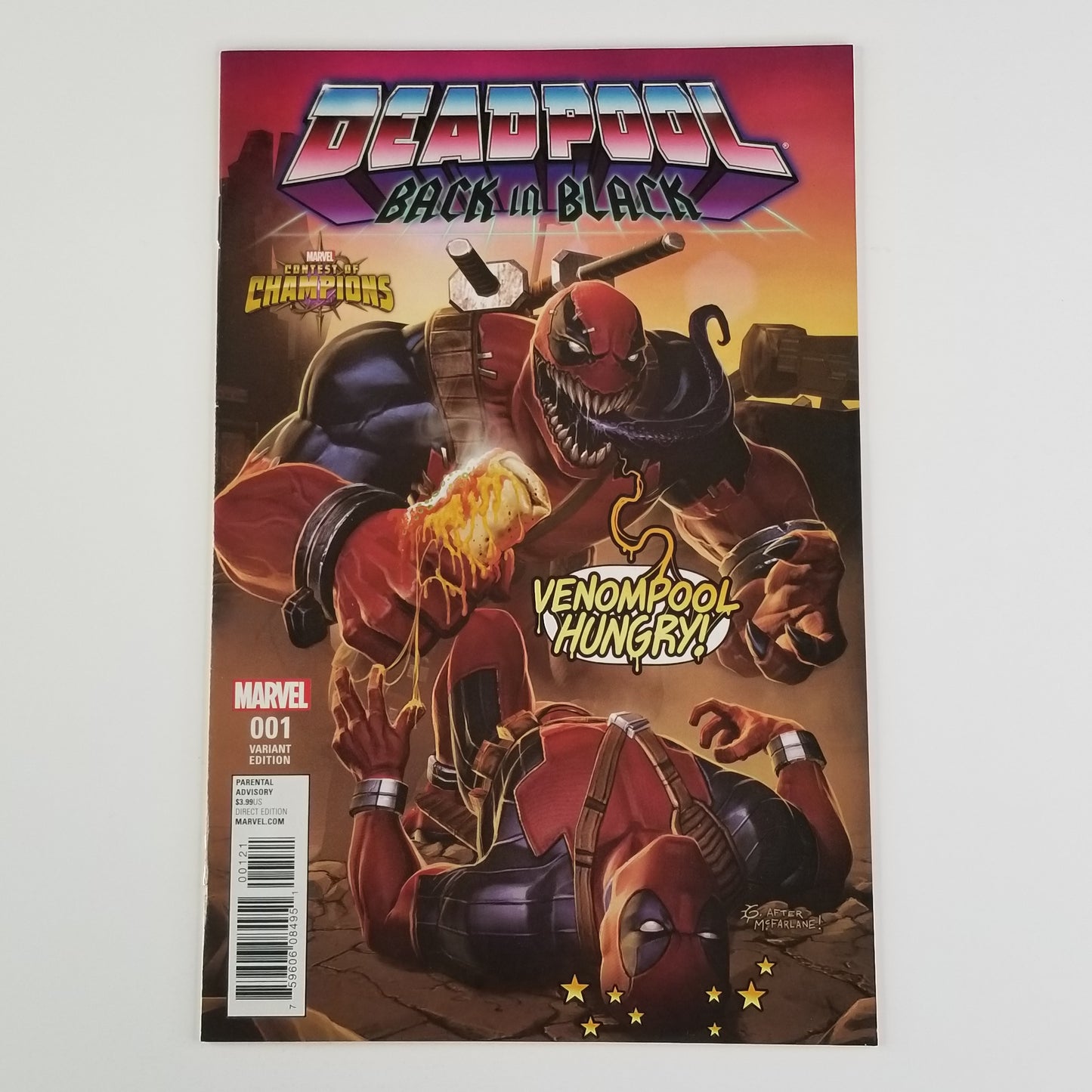 Deadpool Back in Black (Marvel, 2016) #1E Contest of Champions Variant