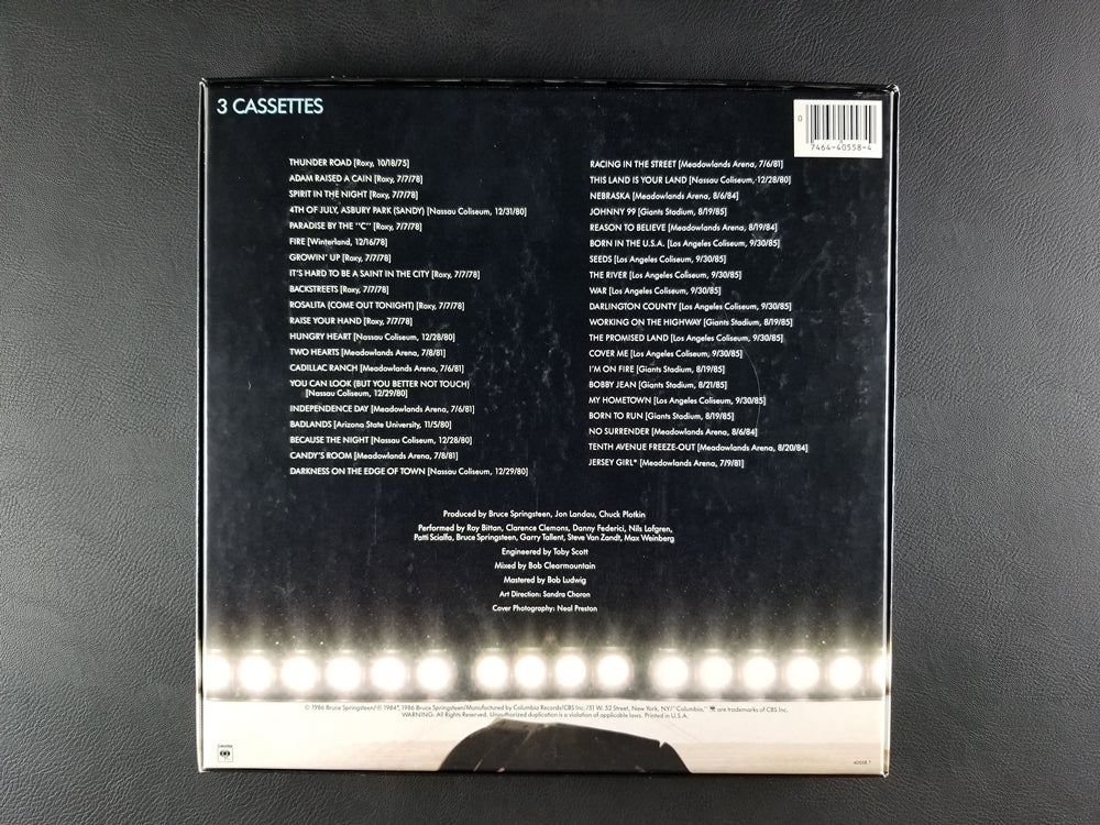 Bruce Springsteen & The E Street Band - Live/1975-85 (1986, Cassette, Box Set)