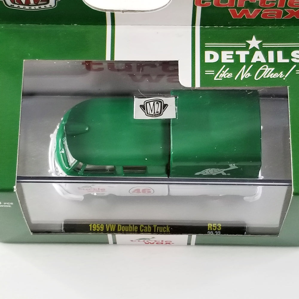 M2 - 1959 VW Double Cab Truck (Green & White) [9,600 Pieces Worldwide]