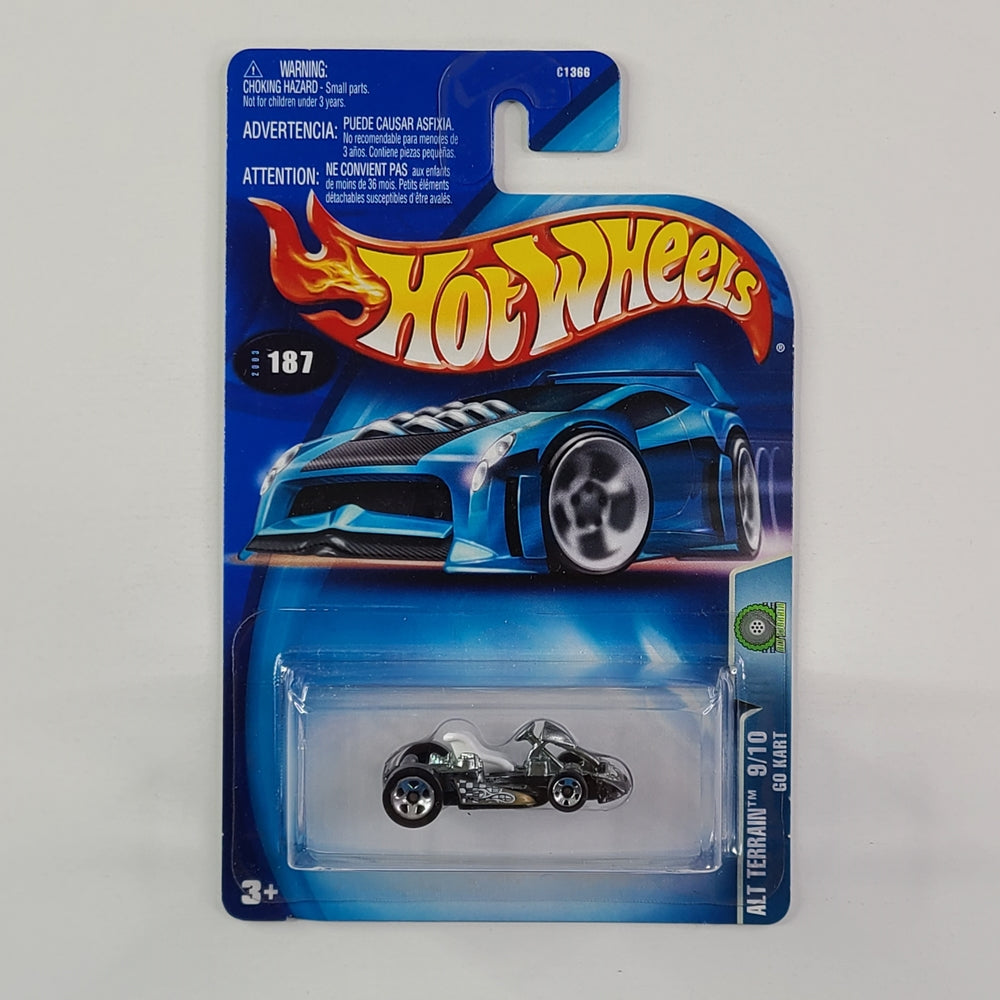 Hot Wheels Go Kart (Black) Throwback Collectibles