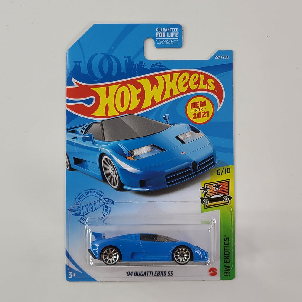 Hot Wheels - '94 Bugatti EB110 SS (Glossy French Racing Blue)