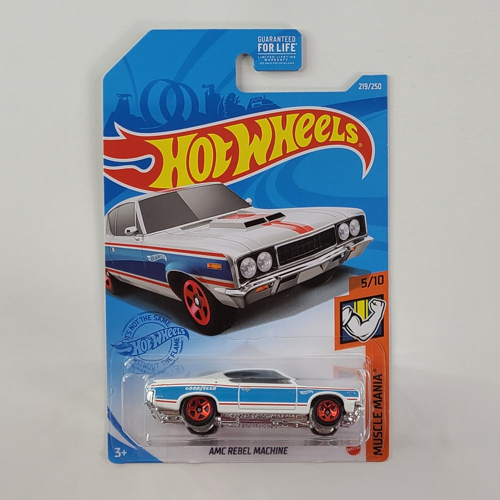Hot Wheels - AMC Rebel Machine (White)