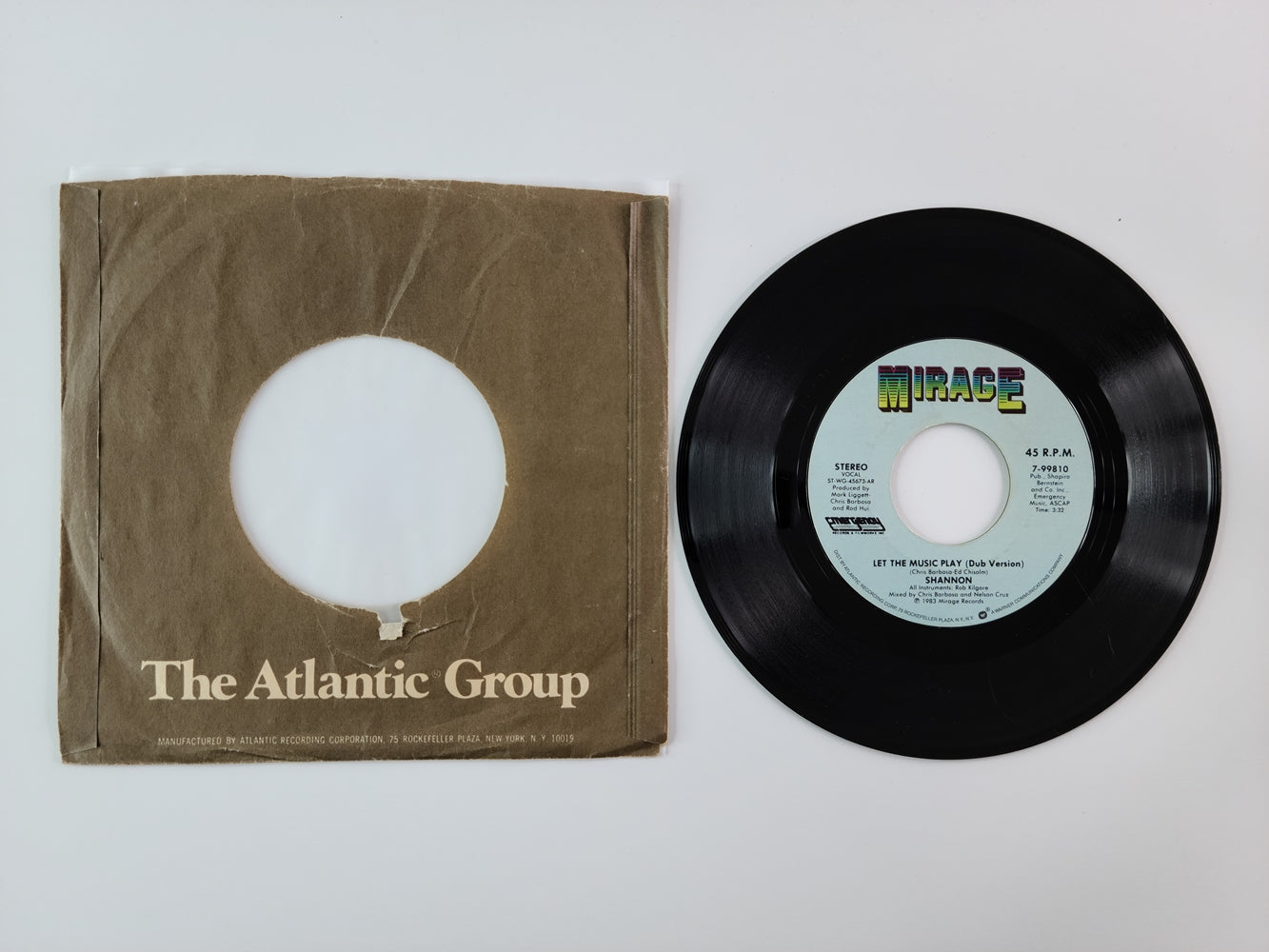 Shannon - Let the Music Play (1983, 7'' Single)