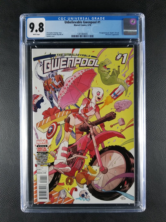The Unbelievable Gwenpool TPB #1-1ST (Marvel, November 2016) [9.8 CGC]