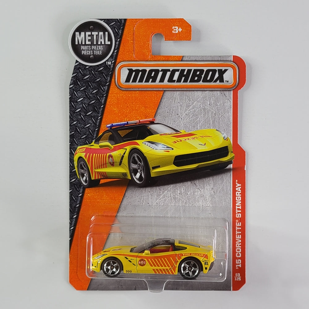 Matchbox - '15 Corvette Stingray (Yellow)