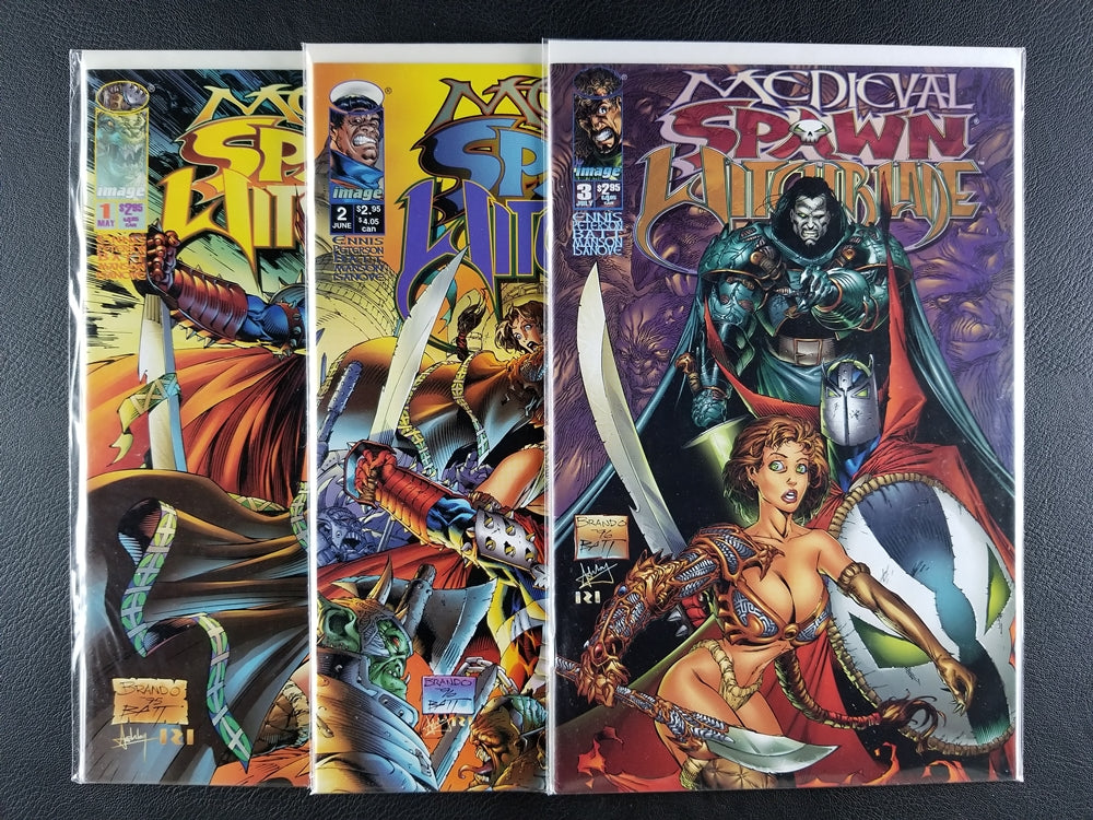 Medieval Spawn/Witchblade #1-3 Set (Image, 1996)