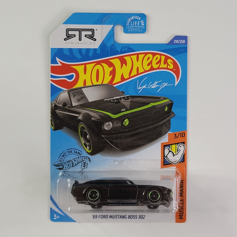 Hot Wheels - '69 Ford Mustang Boss 302 (Black)