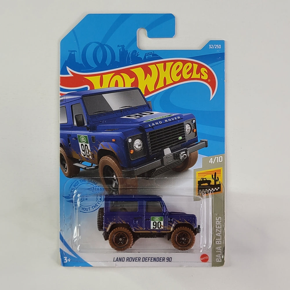Hot Wheels - Land Rover Defender 90 (Matte Blue)