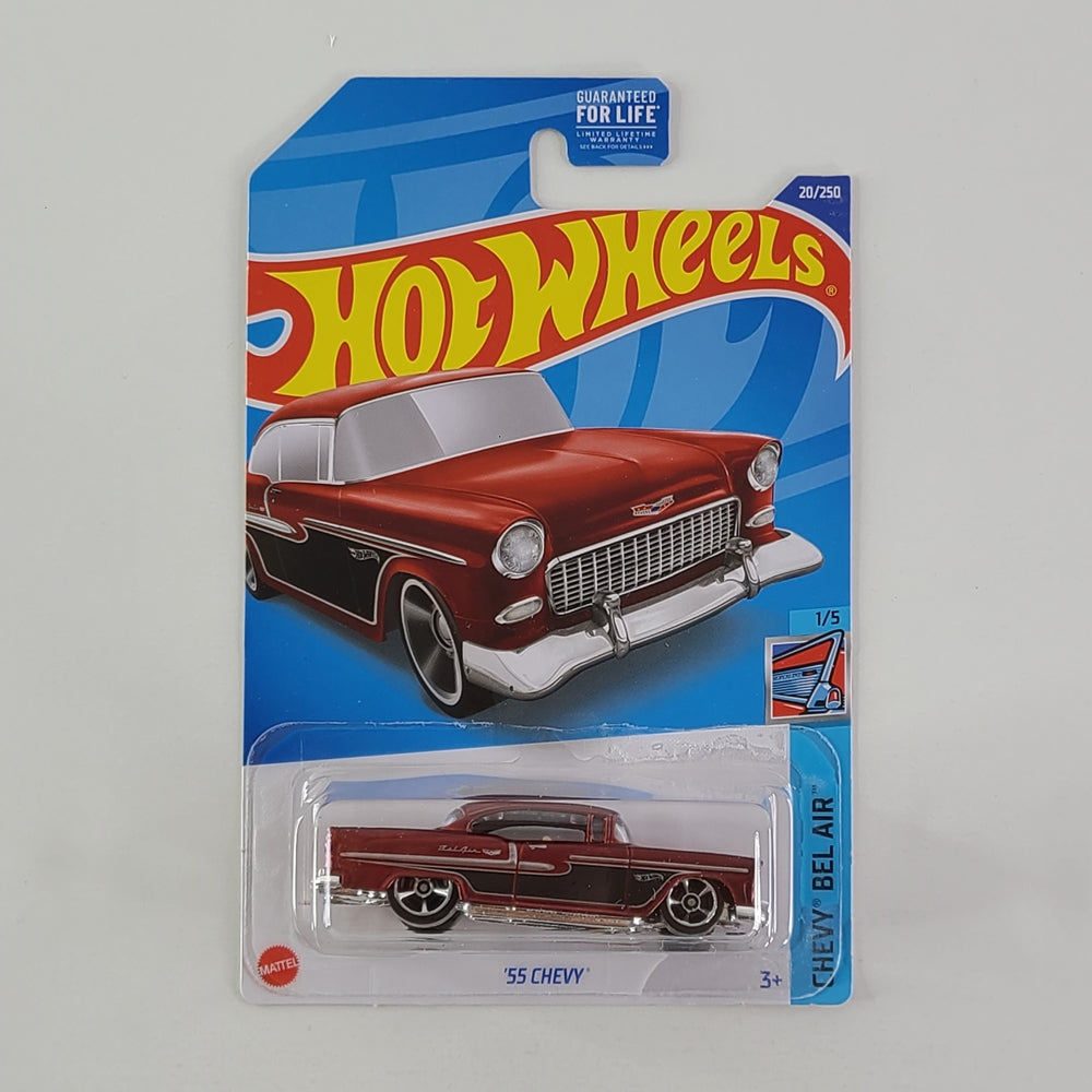Hot Wheels - '55 Chevy (Metalflake Red)