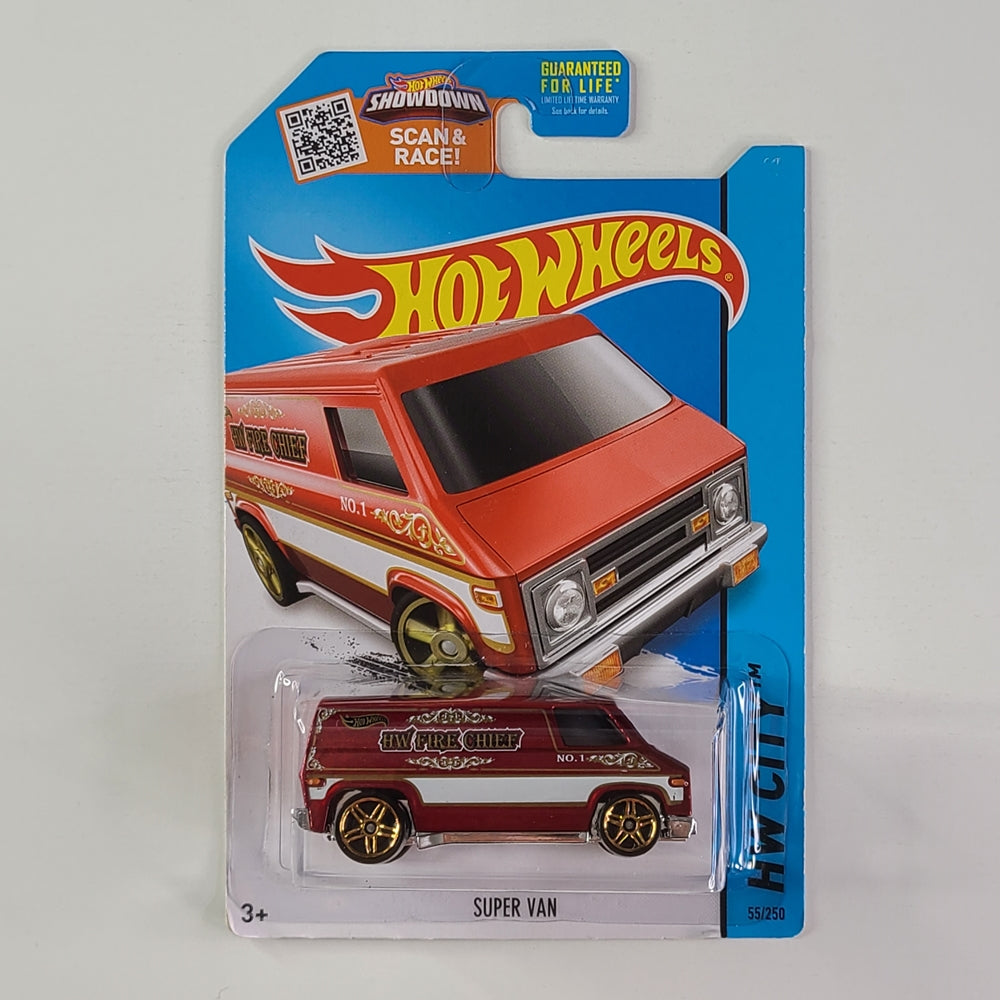 Hot Wheels - Super Van (Metalflake Candy Apple Red)