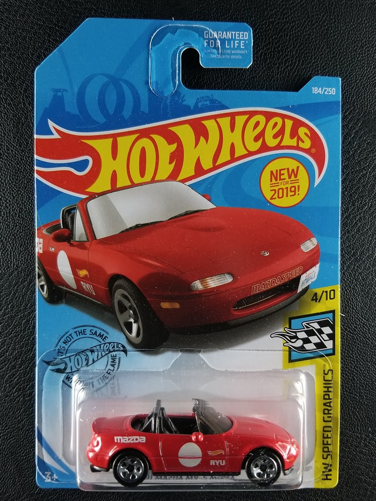 Hot Wheels - '91 Mazda MX-5 Miata (Red)