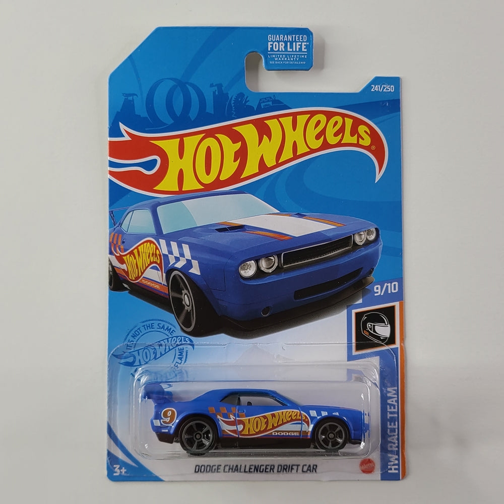 Hot Wheels - Dodge Challenger Drift Car (Satin Blue)