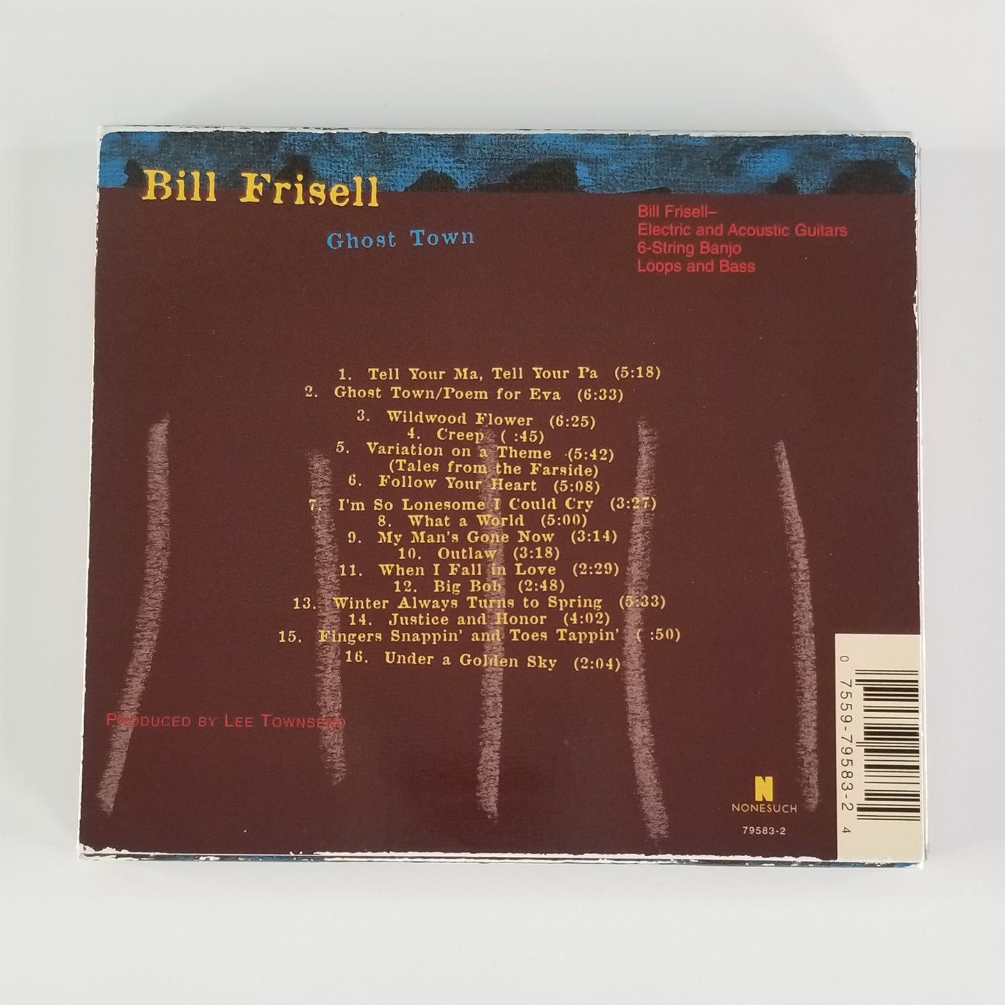 Bill Frisell – Ghost Town (2000, CD) 79583-2