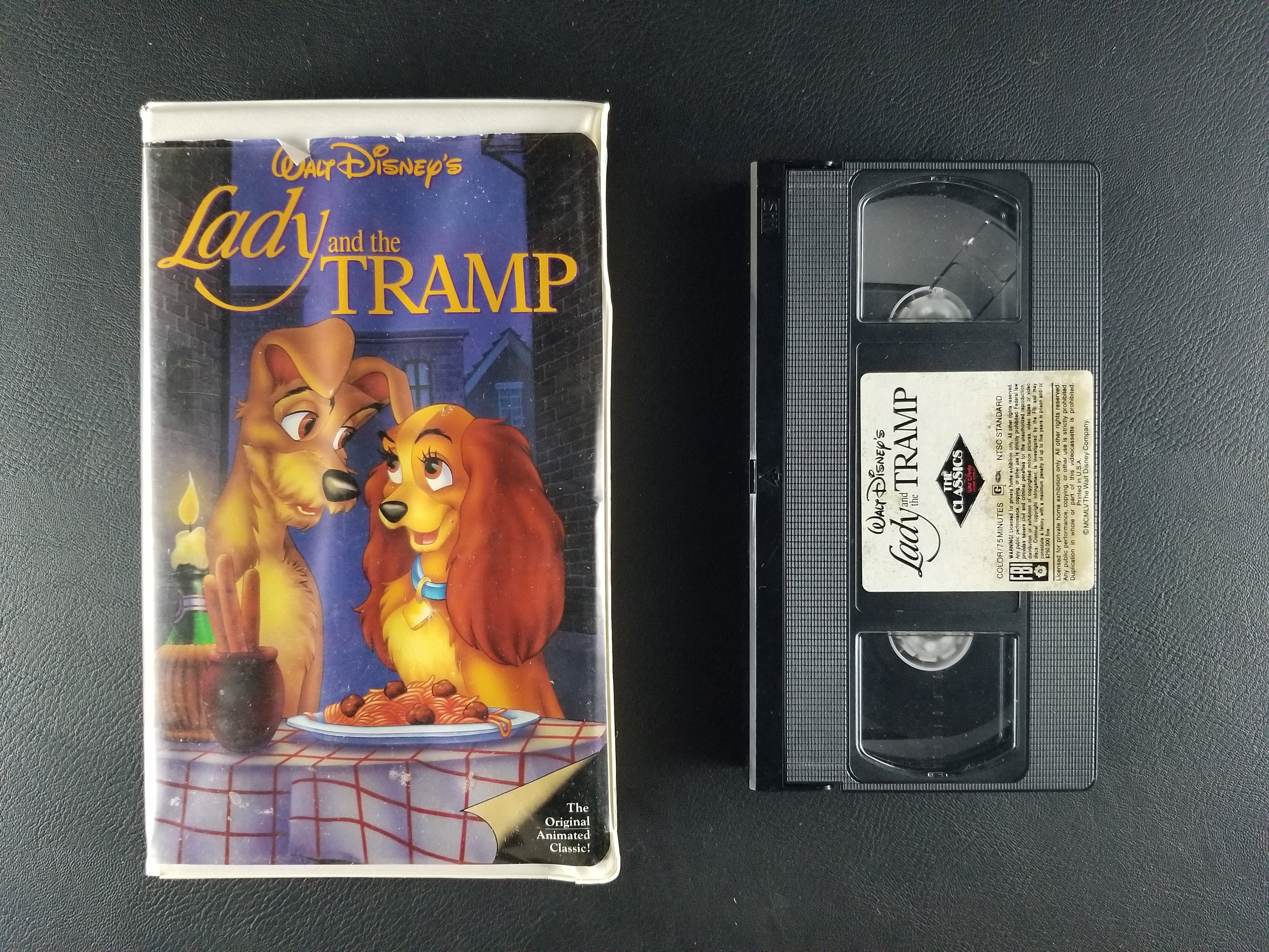 lady and the tramp vhs 1987