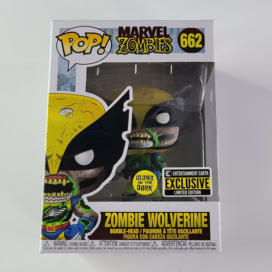 Funko Pop! - Zombie Wolverine #662 [Glows in the Dark] [Entertainment Earth Exclusive]