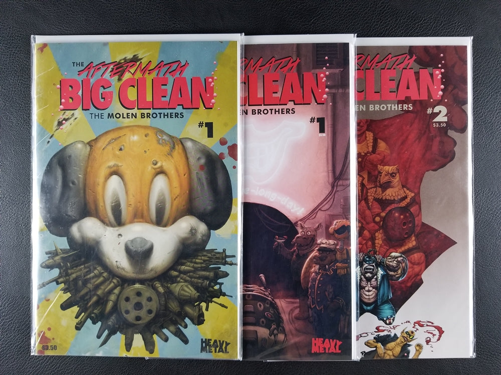 The Aftermath: Big Clean #1A, 1B, 2A Set (Heavy Metal, 2016)