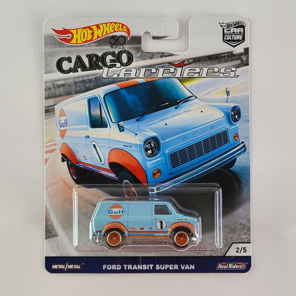 Hot Wheels Premium - Ford Transit Supervan (Light Blue)