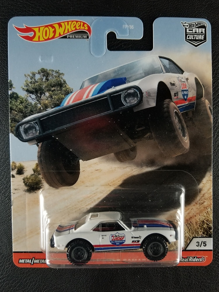 Hot Wheels Premium - '67 Off Road Camaro (White) – Throwback