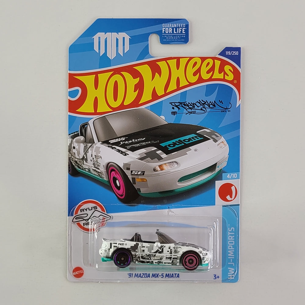 Hot Wheels - '91 Mazda MX-5 Miata (White)