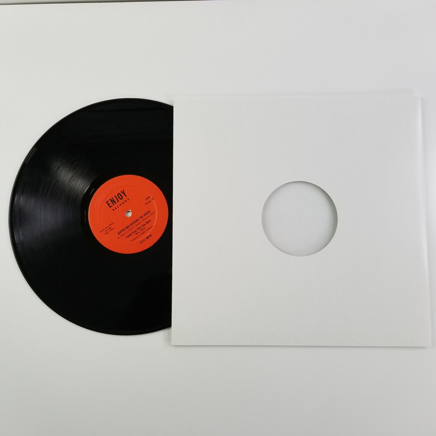 Funky 4 + 1 More - Rappin and Rocking the House (1979, 12" Single)