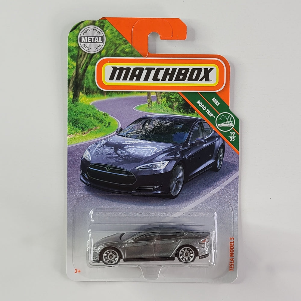 Matchbox - Tesla Model S (Metalflake Grey)
